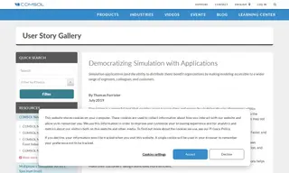 Preview of the Veryst Engineering Case Study