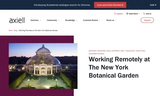 Preview of the The New York Botanical Garden Case Study