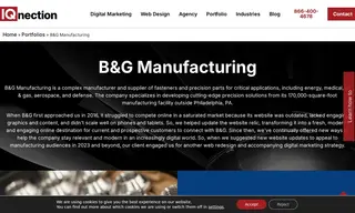 Preview of the B&G Manufacturing Case Study