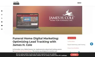 Preview of the James H. Cole Funeral Homes Case Study