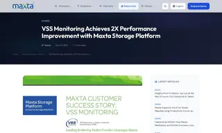 Preview of the VSS Monitoring Case Study