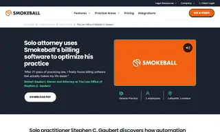 Preview of the The Law Office of Stephen C. Gaubert Case Study