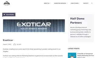Preview of the Exoticar Case Study