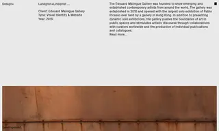 Preview of the Edouard Malingue Gallery Case Study