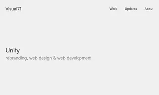 Preview of the Unity Group Case Study