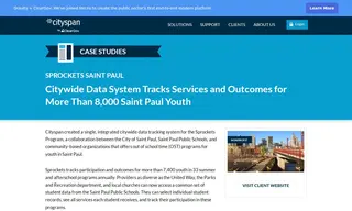 Preview of the Sprockets Program Case Study