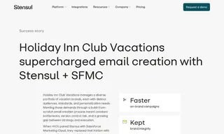 Preview of the Holiday Inn Club Vacations Case Study
