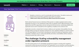 Preview of the Global Financial Services Institution Case Study
