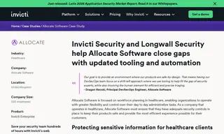 Preview of the Allocate Software Case Study
