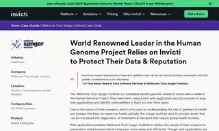 Preview of the Wellcome Trust Sanger Institute Case Study