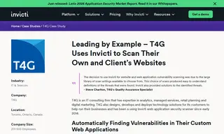 Preview of the T4G Case Study