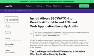 Preview of the SECWATCH Case Study