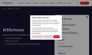 Preview of the W3Schools Case Study