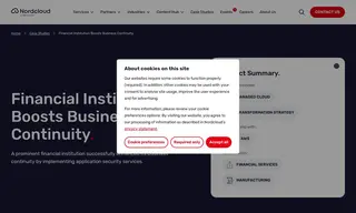 Preview of the Financial Institution Case Study