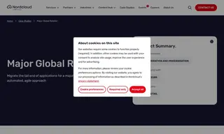 Preview of the Major Global Retailer Case Study