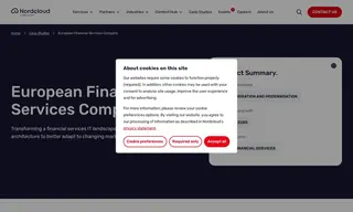 Preview of the European Financial Services Company Case Study