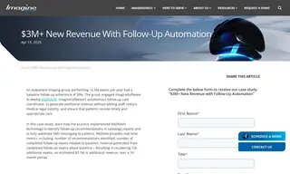 Preview of the Outpatient Imaging Group Case Study