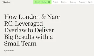 Preview of the London & Naor P.C Case Study