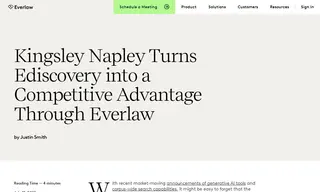 Preview of the Kingsley Napley Case Study