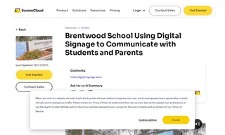 Preview of the Brentwood School Case Study