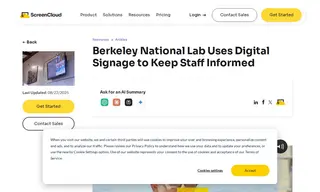 Preview of the Berkeley National Lab Case Study