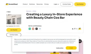 Preview of the Cos Bar Case Study