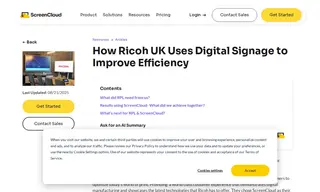 Preview of the Ricoh Case Study