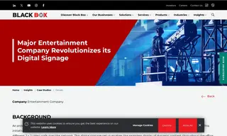 Preview of the Entertainment Company Case Study