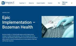 Preview of the Bozeman Health Case Study