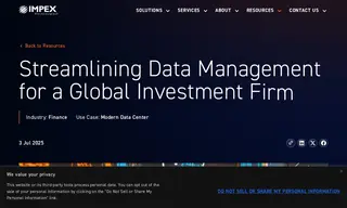 Preview of the Global Investment Firm Case Study