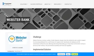 Preview of the Webster Bank Case Study
