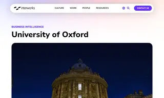 Preview of the University of Oxford Case Study