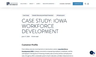 Preview of the Iowa Workforce Development (iwd) Case Study
