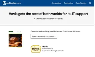 Preview of the Hovis Case Study