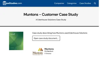 Preview of the Muntons Case Study