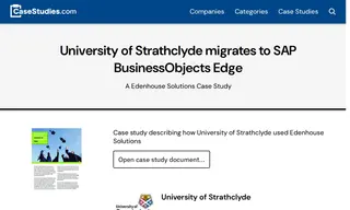Preview of the University of Strathclyde Case Study