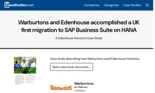 Preview of the Warburtons Case Study