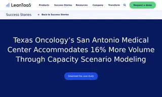 Preview of the Texas Oncology San Antonio Medical Center Case Study