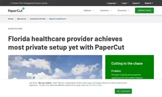 Preview of the Baptist Health Care Case Study