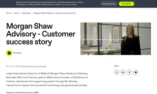 Preview of the Morgan Shaw Advisory Case Study