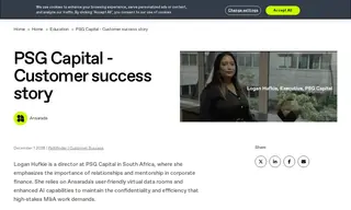 Preview of the PSG Capital Case Study