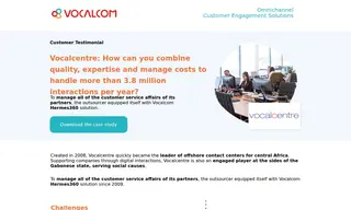 Preview of the Vocalcentre Case Study