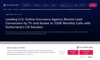 Preview of the Leading U.S. Online Insurance Agency Case Study