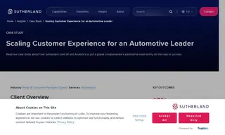 Preview of the Automotive Conglomerate’s Automotive Retail Entity Case Study
