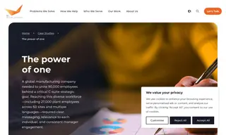 Preview of the Global Manufacturing Company Case Study