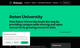 Preview of the Aston University Case Study