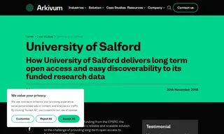Preview of the University of Salford Case Study