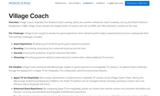Preview of the Village Coach Case Study