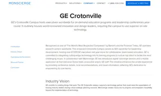 Preview of the GE Crotonville Case Study