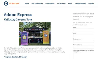 Preview of the Adobe Express Case Study
